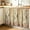 Wheat, variant on Autumn Branch Trees Sink Skirt 11"Wx13"L,Dustproof Under Sink Curtain with Self Adhesive Tape,Fall Forest Vintage Rustic Oil Painting Cabinet Curtain Cover for Bathroom Vanity,Kitchen Storage Shelf