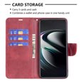 thumbnail image 3 of Wallet Case for Samsung S20 FE, Retro Solid Color Premium Leather Credit Card Holder Wallet RFID Blocking Case with Wrist Strap Stand Magnetic Flip Cover for Samsung Galaxy S20 FE, Red, 3 of 9