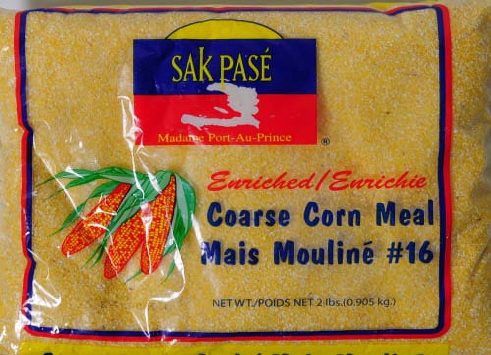 (5 pack) Sak Pase Coarse Cornmeal, 2lb Bag
