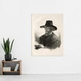 thumbnail image 2 of Debucourt Man Reading Book Vintage Drawing Extra Large XL Wall Art Poster Print, 2 of 3