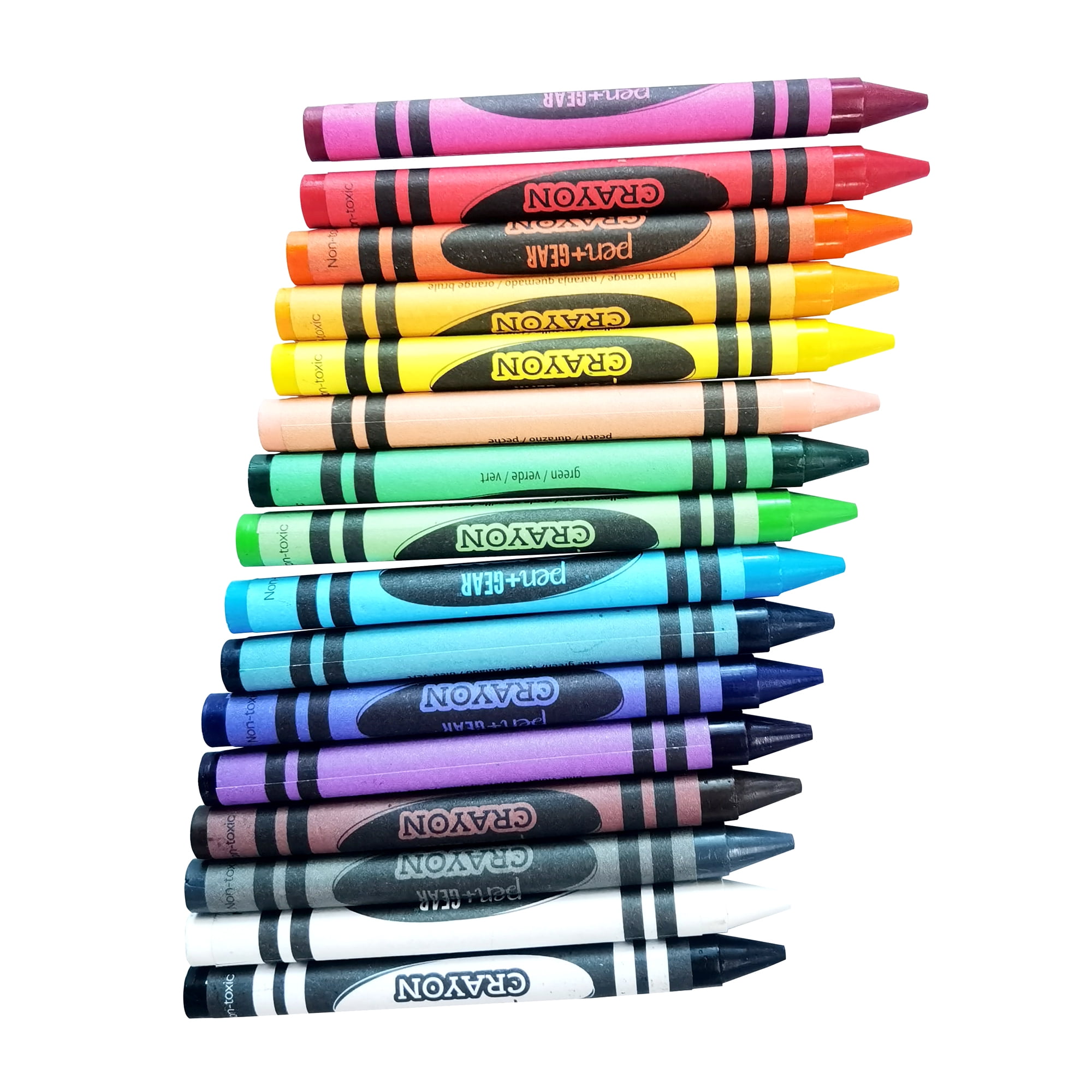 Pen + Gear Classic Crayons, 400 Count in Class Pack, 16 Assorted Colors