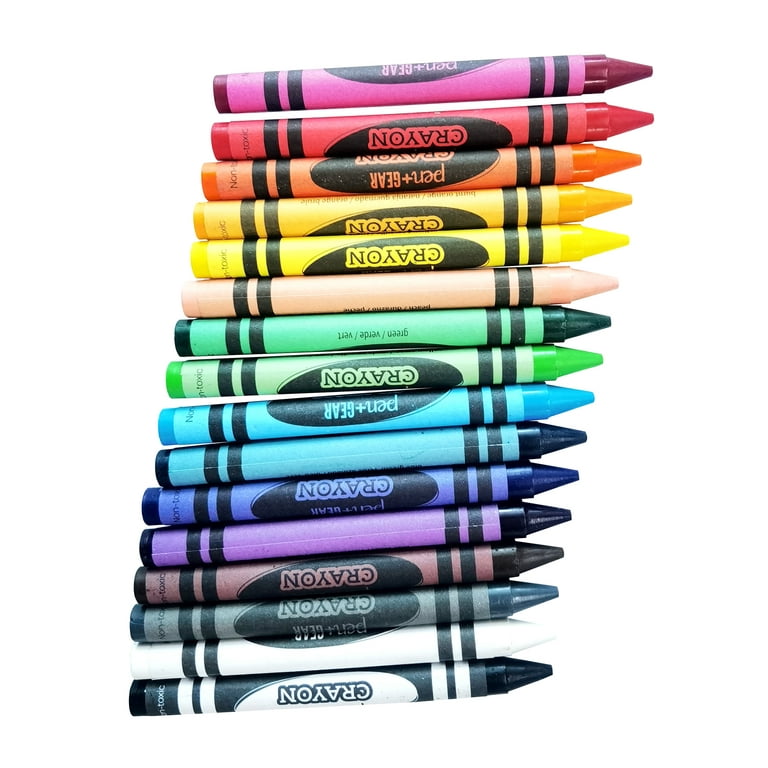 Bedwina Bulk Crayons - 720 Crayons! Case Of 120 6-Packs, Premium Color Crayons  for Kids, Non