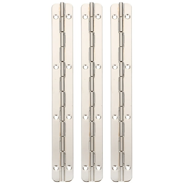 3pcs Folding Continuous Hinges 180 Degree Piano Hinge Long Hinges For Cabinet Wooden Box 5796