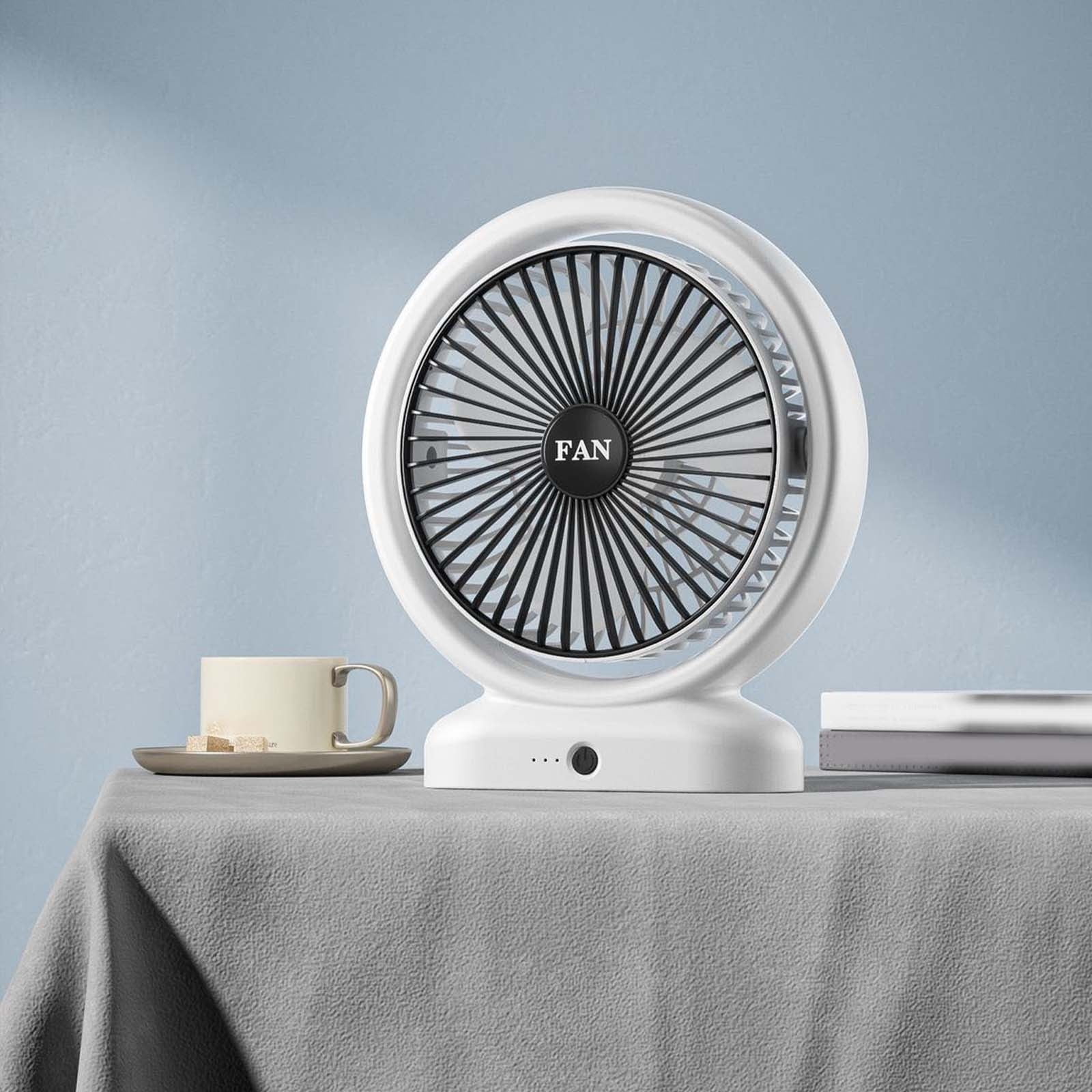 Stijggn Portable Handheld Fan, 3 Speed Settings Up to 12 Working Hours Small and Powerful Fan Wagon Crib Bike Kitchen Travel Gift for Women/Men K*ids