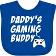 thumbnail image 3 of Inktastic Daddy's Gaming Buddy with Controller Boys or Girls Baby Bib, 3 of 4