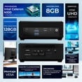 thumbnail image 2 of Computadora Mini PC MSI CUBI Intel Celeron N100 8GB 128GB SSD Wi-Fi Bluetooth HDMI DP Ideal Para Oficina y Ahorro de Espacio, 2 of 5