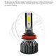 thumbnail image 2 of 2 Uds. Cuentas Lámpara COB Concentradas Ultrabrillantes Faros Coche 6000K Faros Delanteros LED Brillo Integrados Cerca Y Lejos (H11), 2 of 9