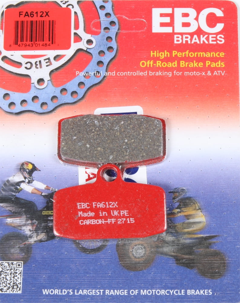 EBC Brakes FA152/2R Disc Brake Pad Set - High-Performance Replacement Brake Pads
