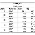 thumbnail image 3 of Just My Size Women's Bermuda Shorts Plus Size Stretch 4 Pocket Pull on Size 5X, 3 of 3