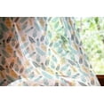 thumbnail image 2 of Feather Tulle Curtains with Rod Pocket, Hand Drawn Retro Motifs Doodle Composition, Sheer Drape for Wedding Party 2 Panels, 7 Sizes, Dark Blue Mustard, by Ambesonne, 2 of 3