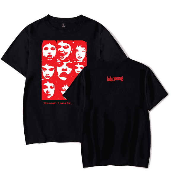 Lola Young T-Shirt This Wasn't Meant For You Anyway Album Merch Women Men Crewneck Short Sleeve Fashion Tee