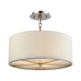 thumbnail image 1 of ElkGroup International Selma 3 Light Pendant In Polished Nickel, 1 of 1
