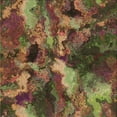 thumbnail image 1 of Ahgly Company Machine Washable Indoor Square Transitional Red Brown Area Rugs, 6' Square, 1 of 7