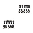 thumbnail image 1 of Vogacara Extremos de barra de acoplamiento de 10 piezas, rótulas de bola de enlace de coche RC, soportes de enlace de articulación de coche, accesorios Type1 NO1 Vogacara CBP163556, 1 of 5