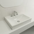 thumbnail image 4 of BOCCHI 1077-001-0127 Scala Arch 23.75 Inch 3-Hole Wall-Mounted Fireclay Sink, 4 of 7