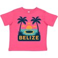 thumbnail image 3 of Inktastic Belize Tropical Sunset with Palm Trees Boys or Girls Toddler T-Shirt, 3 of 5