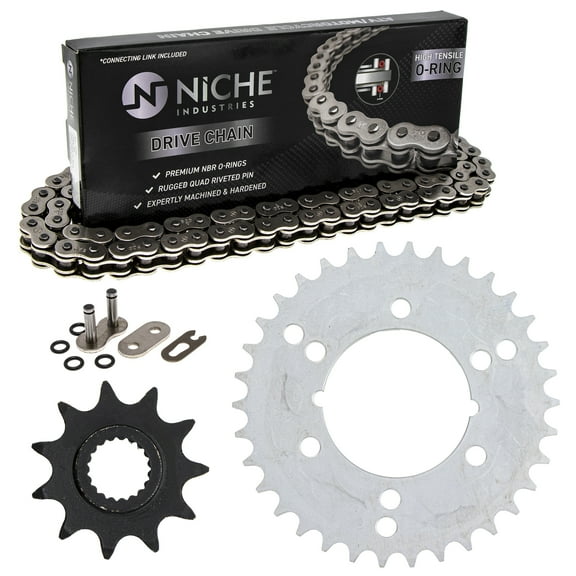 Niche Sprocket Chain Set for Polaris Sportsman 400L 11/34T 520 O-Ring ATV MK1004367