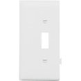 thumbnail image 1 of PJSE1W Toggle Opening End Section Sectional Nylon Wall Plate, White, 1 of 1
