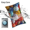 thumbnail image 6 of Cauagu Easter Eggs Print Pillow Covers with Envelope Closure,1PC Pillow Cases Decorative Pillow Case for Bed & Couch, Pillows Not Included-20"x30", 6 of 6