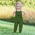 thumbnail image 3 of Stamzod Girls Cute Romper sleeveless print Overalls Jumpsuits soft comfy Kids Preppy Clothes Pants for Girls Kids 1-6Years, 3 of 5