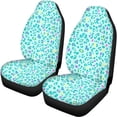 thumbnail image 5 of Uourmeti Seat Protectors Full Set Interior Decor Car Seat Covers Polyester Breathable Easy to Install, Fit for most Cars Truck Sedans, Colorful Leopard, 5 of 10