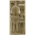 thumbnail image 2 of Akseli Gallen-Kallela 11x18 Black Ornate Wood Framed Double Matted Museum Art Print Titled - Ex Libris Filip Gallen, the Artist's Brother (1897), 2 of 5
