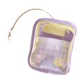 thumbnail image 2 of KLKCMS Clear Figure Display Bag PVC Small Figure Display Bag for Cards Small Figure Violet, 2 of 9