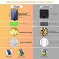 thumbnail image 3 of Solar Curtain Light 280 Led 9.8x9.8ft With Remote Control For Patio Garden Pavilion Party Wedding, 3 of 5