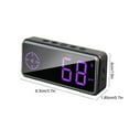 thumbnail image 3 of Car HUD GPS Speed Display, Bluetooth HD Head Up Display with Overspeed Alarm, Multifunctional Mileage Tracker, Universal Fit for All Vehicles, Plug & Play Safety Alert Accessories, 3 of 9