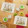 thumbnail image 1 of RKSTN Easter Meal Easter Meal Mat Linen Printed Table Mat Home Kitchen Living Room Decoration Insulation Mat, 1 of 2