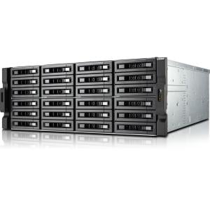 QNAP Turbo NAS TVS-EC2480U-SAS-RP R2 SAN/NAS Server - Intel Xeon E3-1246 v3 Quad-core (4 Core) 3.50 GHz - 24 x Total Bays - 16 GB RAM DDR3 SDRAM - 12Gb/s SAS - RAID Supported 0, 1, 5, 6, 10,