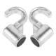 thumbnail image 5 of BRIGHTFUFU 2 uds ganchos conectores para colgar armario gancho sobre el gancho debajo del gabinete ganchos de armario de aleación de aluminio duraderos perchas de Metal para armario, 5 of 7