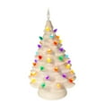 thumbnail image 2 of Kurt S. Adler 14 in. Battery Operated LED Lighted Ceramic Tree Table Piece - White, 2 of 8