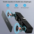 thumbnail image 3 of Computer Speakers 3.5mm USB Powered, Stereo Speaker for Desktop Laptop Desktop Plug and Play, Black Glossy, 3 of 7