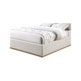 thumbnail image 5 of Meridian Furniture Monaco Cream Fabric Full Bed, 5 of 9