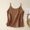 Brown~, variant on Jjayotai No Boundaries Tank Tops, Women's Linen Camisole Tank Top, Crew Neck Loose Casual Adjustable Strap Blouse, Womens Workout Tank Tops White~ XXL