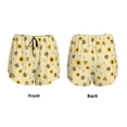 thumbnail image 3 of Pofeuu Sunflowers Bee Print Women's Athletic Shorts Running Workout Shorts Tummy Control Quick Dry Gym Shorts with Pockets Double layer sports shorts-XX-Large, 3 of 7