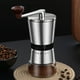thumbnail image 2 of Bewildely Máquina amoladora de café con mango extendido esencial para oficina, de plata, 8 velocidades externas, gruesas y finas Juegos de servir café y té, 2 of 6