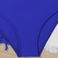 thumbnail image 6 of TOWED22 Girls 3 Piece Bathing Suit Summer Swimsuit UPF Bikini Set with Rash Guard Top and Cover Up Pants Blue,8-9 Y, 6 of 6