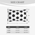thumbnail image 6 of Fotbe Soccer Ball Pillow Cases - Envelope Closure - Luxury, Extra Soft, Cooling Pillow Covers - Wrinkle, Fade, Stain Resistant-16"x24", 6 of 9