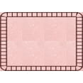 thumbnail image 1 of Ahgly Company Indoor Rectangle Patterned Pink Bubble Gum Pink Area Rugs, 5' x 7', 1 of 6