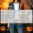 thumbnail image 3 of Enjoytime Women's Cardigans Halloween Print Denim Patchwork Long Sleeve Jacket Button Down Oversized Fall Winter Outerwear, 3 of 6