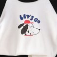 thumbnail image 4 of TOWED22 Toddler Baby Boy Clothes Infant Fall Winter Outfits Striped Waffle Long Sleeve Crewneck Sweatshirts Pants 0-6T Size:6-12 M,Color:Black, 4 of 6