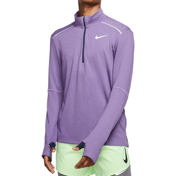 Download Nike - Nike Men's Element ½ Zip Mock Neck Running Long ...