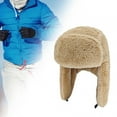 thumbnail image 6 of Winter Trapper Hats Ear Flaps Snow Winter Lei Feng Hat for Men Adults Khaki, 6 of 8