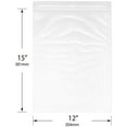 thumbnail image 2 of Plymor 12" x 15" (Case of 250), 4 Mil with Hang-Hole Heavy Duty Zipper Reclosable Plastic Bags, 2 of 3