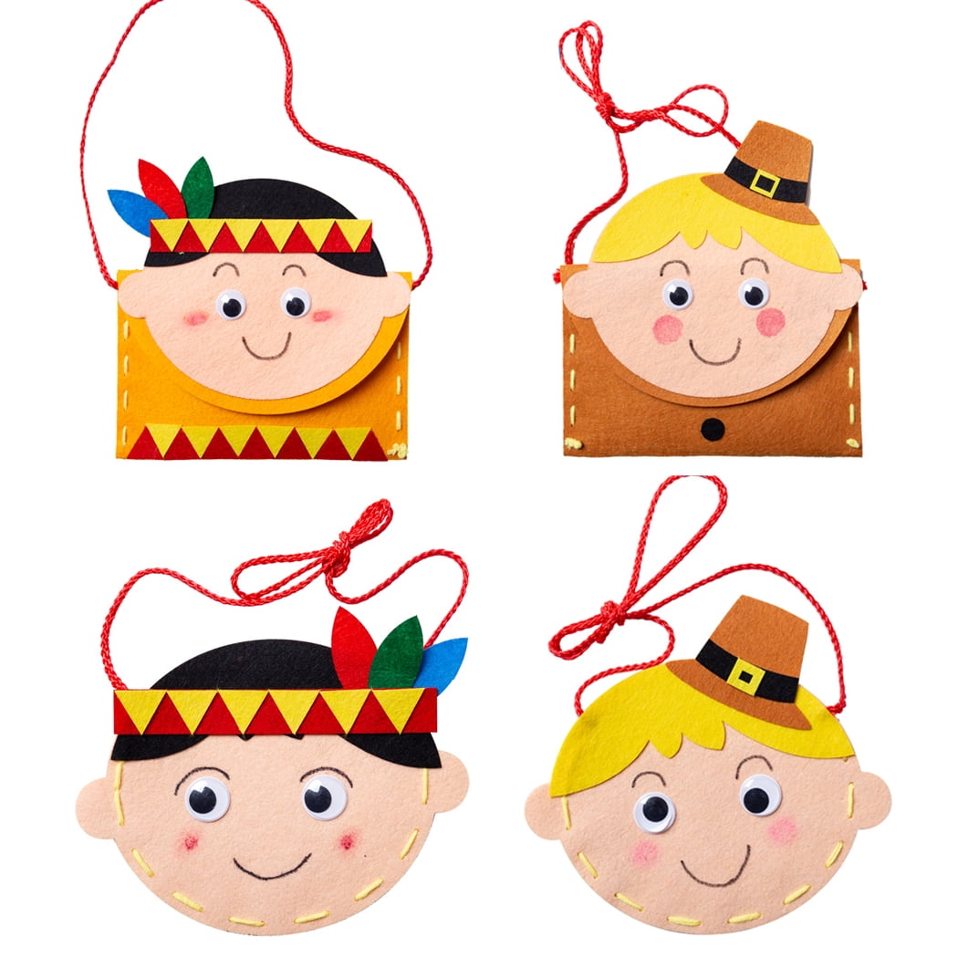 Kit De Couture Enfant 4 Sacs à Main En Feutre – DIY Créatif, Motricité Fine, Cadeau Artisanat Dès 6 Ans