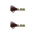 thumbnail image 2 of Naiovety Hilo de cableado de punto de cruz DIY hecho a mano no es fácil de desvanecer línea de bordado ligera brillante Deep CoffeeE898 Café ProfundoE898 2piezas, 2 of 6