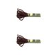 thumbnail image 1 of Bearachild Hilo de cableado de punto de cruz Línea de bordado de fibra de poliéster artesanal diferente para accesorio de regalo de Navidad GreenE699 Café ProfundoE898 2piezas Bearachild CBP288501, 1 of 6
