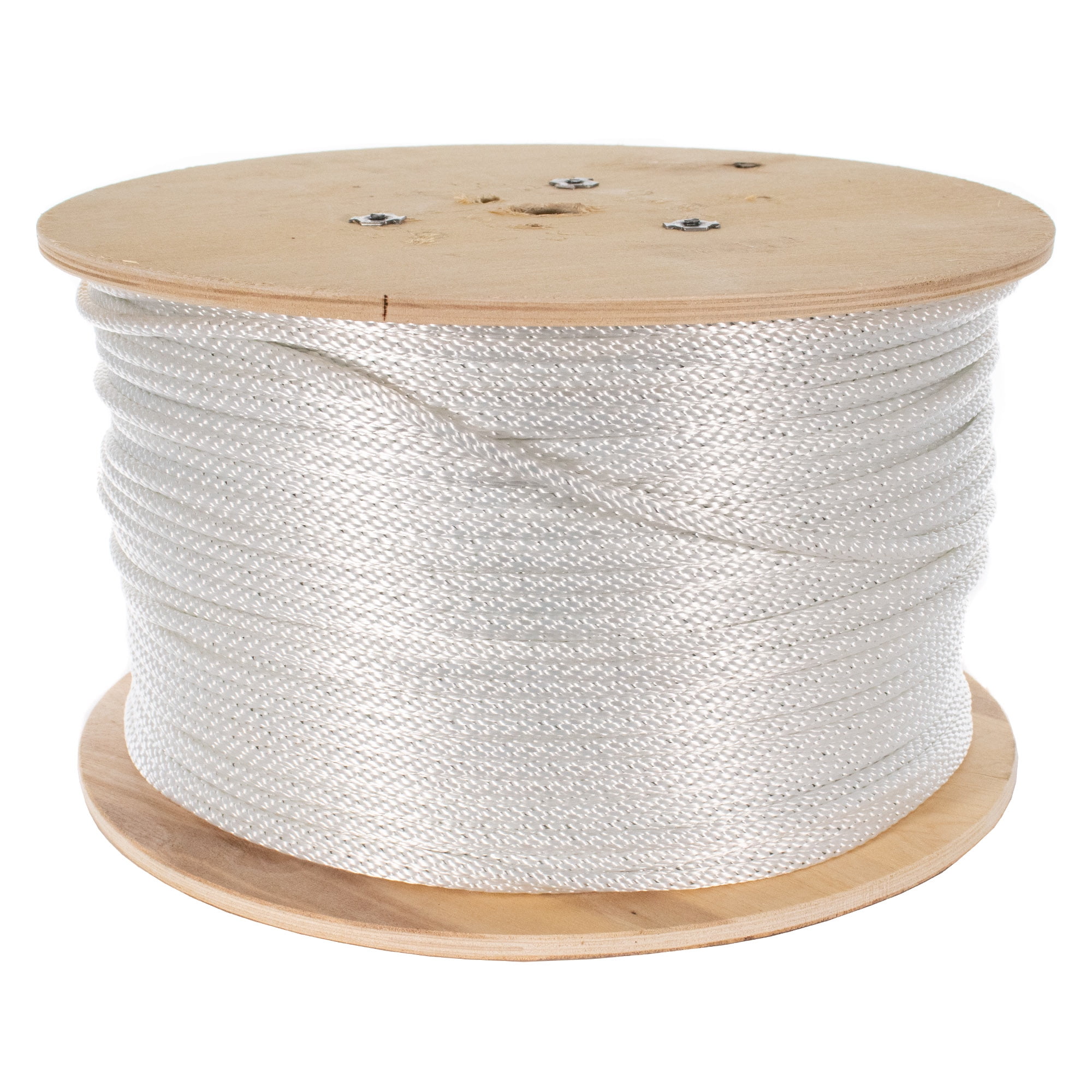 Golberg Braided Nylon Rope with Galvanized Wire Core - High Tensile  Strength Cable Halyard for Flagpoles - 1/4 Inch x 500 Feet
